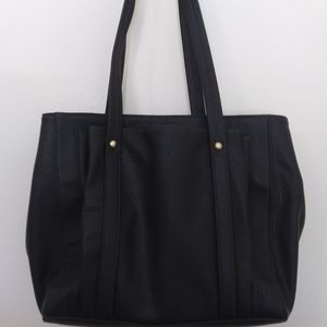 Relic Black Tote Bag/faux leather